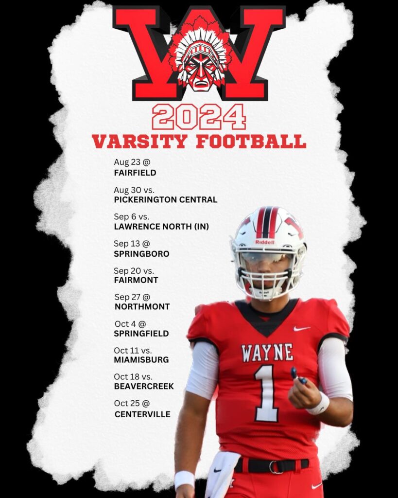 2024 Wayne Football Schedule